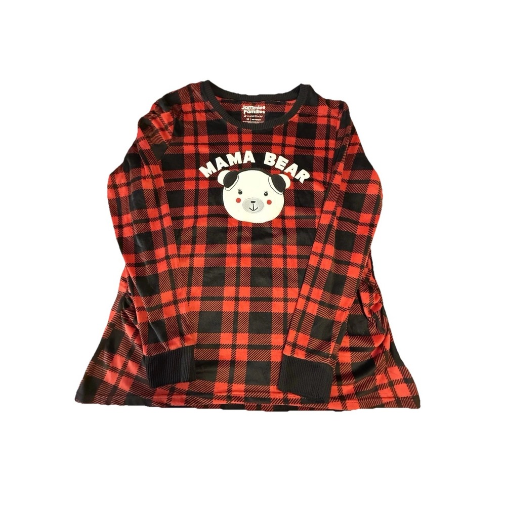 Jammies for Your‎ Families Cuddl Duds Mama Bear  Sleep Shirt Size M MATERNITY